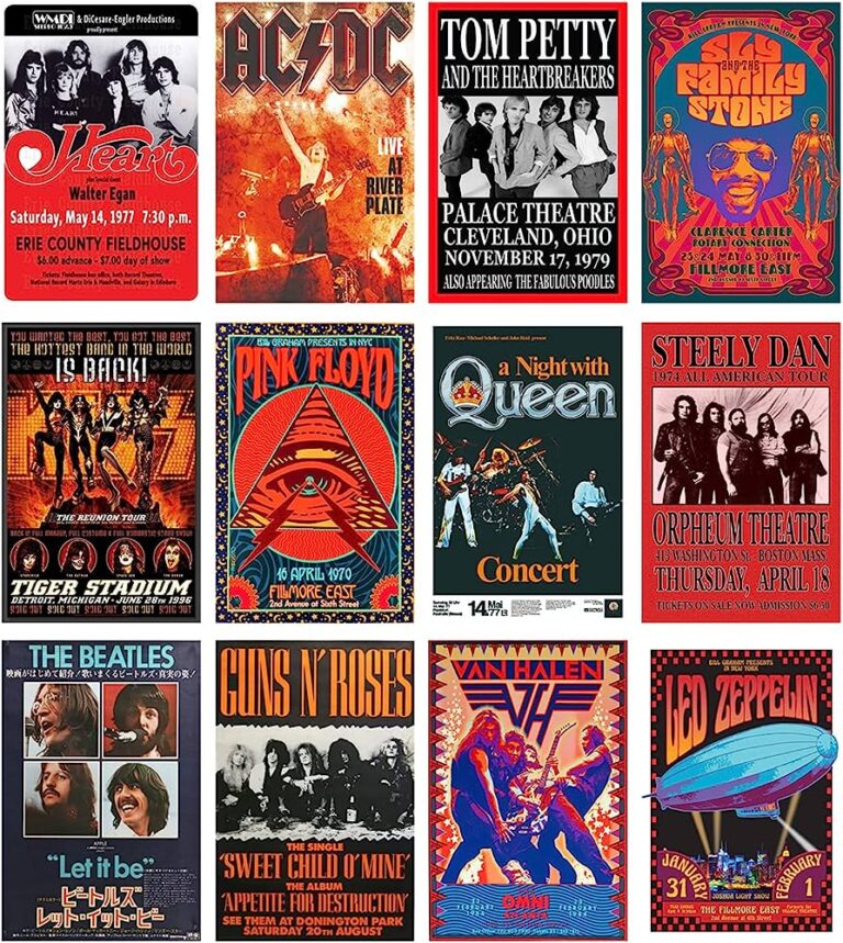 90s Concert Posters