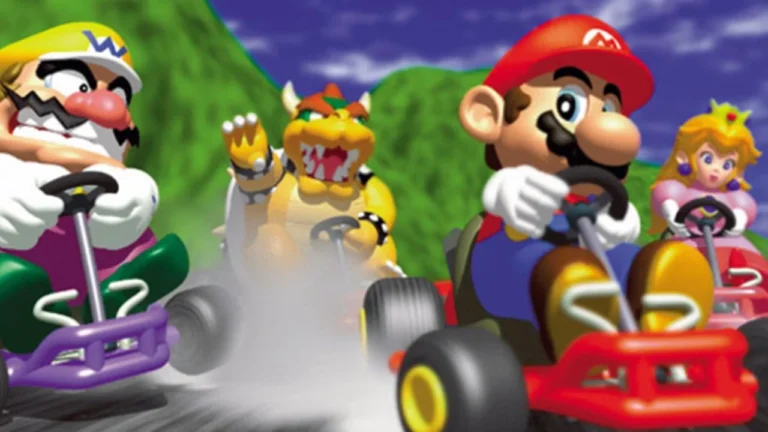 90s Mario Kart Nintindo 64 Video Game