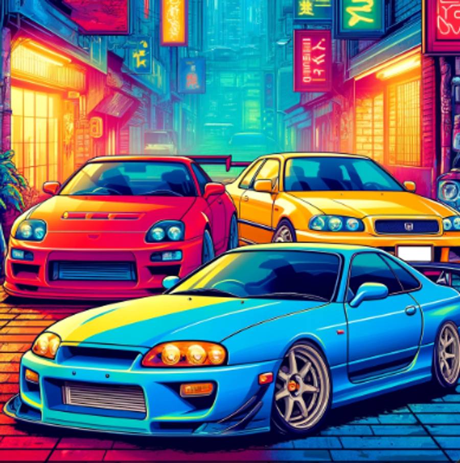 Iconic 90s cars